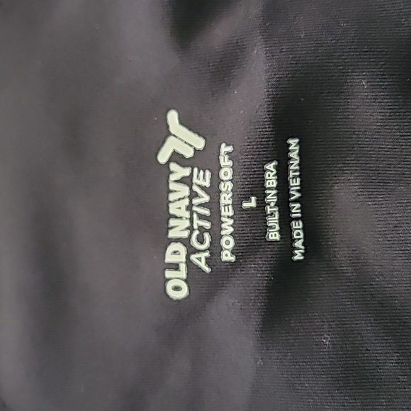 Large Old Navy Active Powersoft Longline Built-In Bra |  Sports Bra - Picture 4 of 4